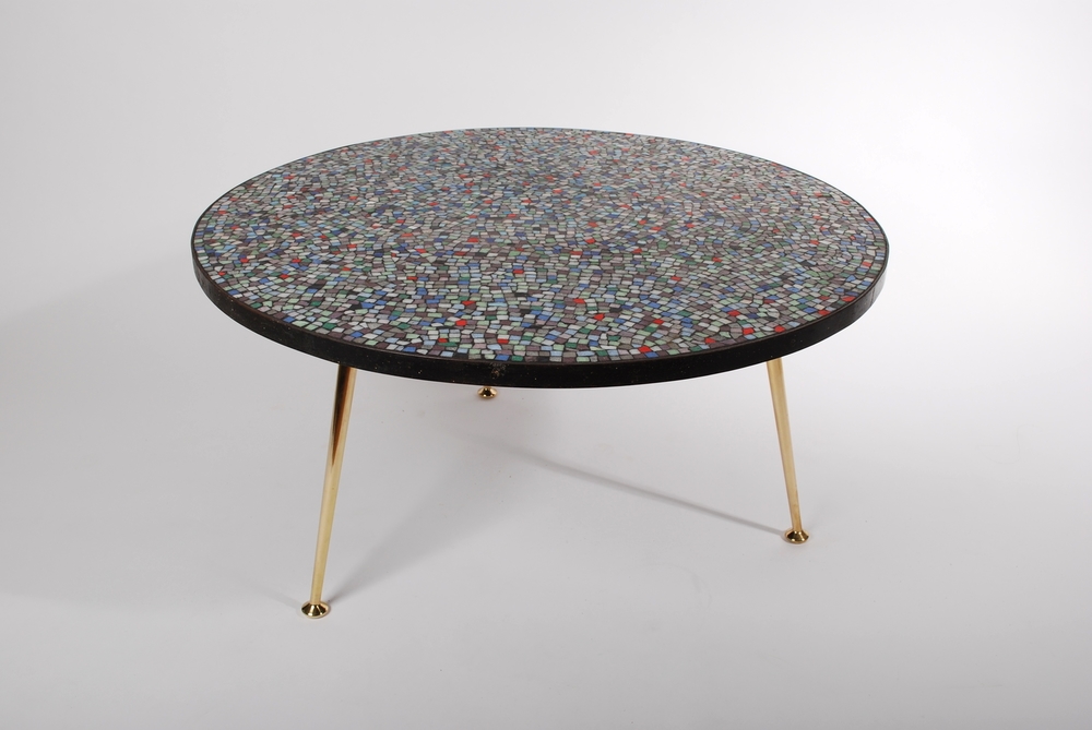 Round Mosaic Coffee Table 50 S Flux, Mosaic Tile Coffee Table