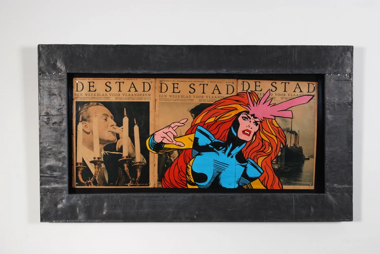 Pop Art unique art work by Jan Bollaert