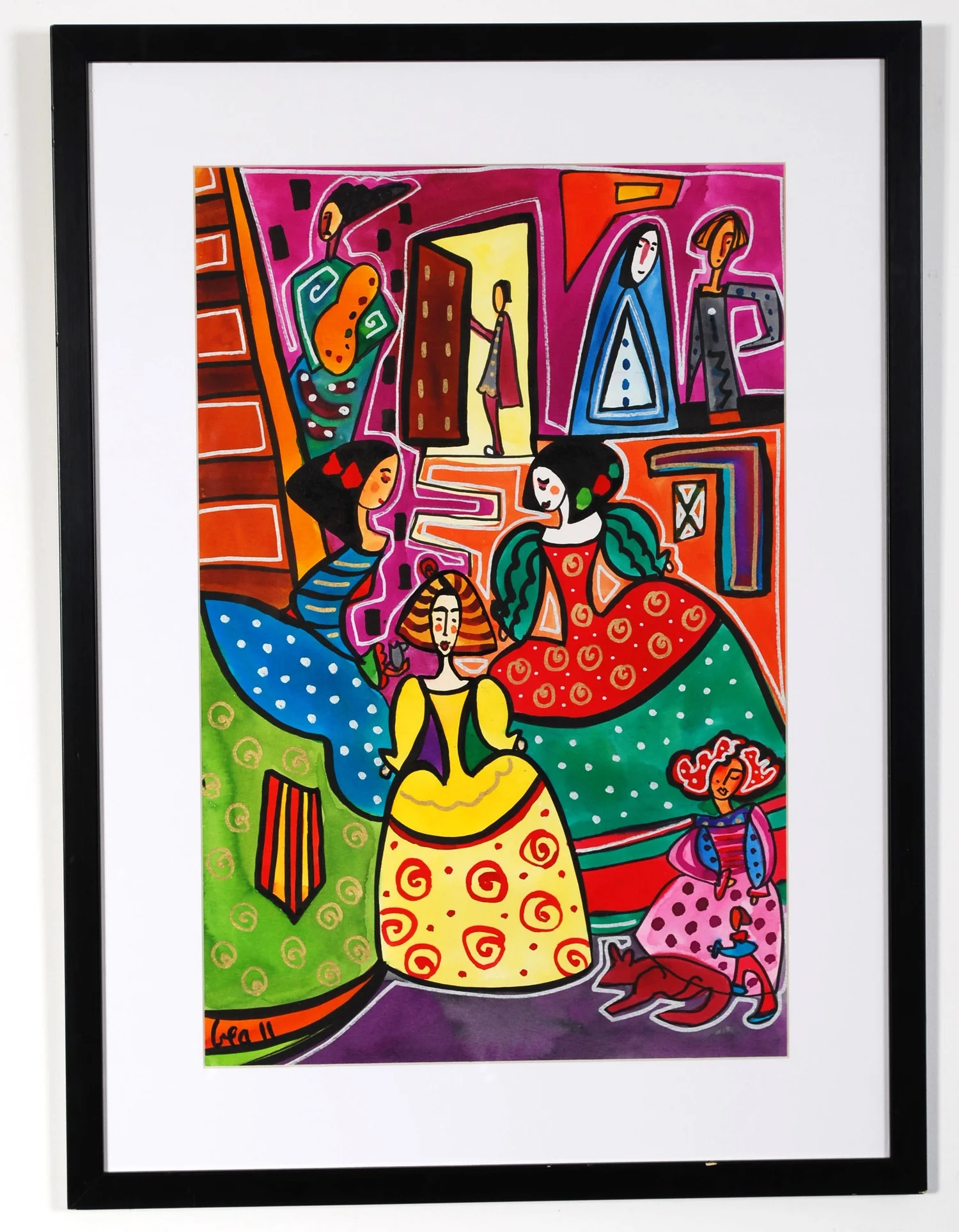 Abstract 'Las Meninas' de Velazquez