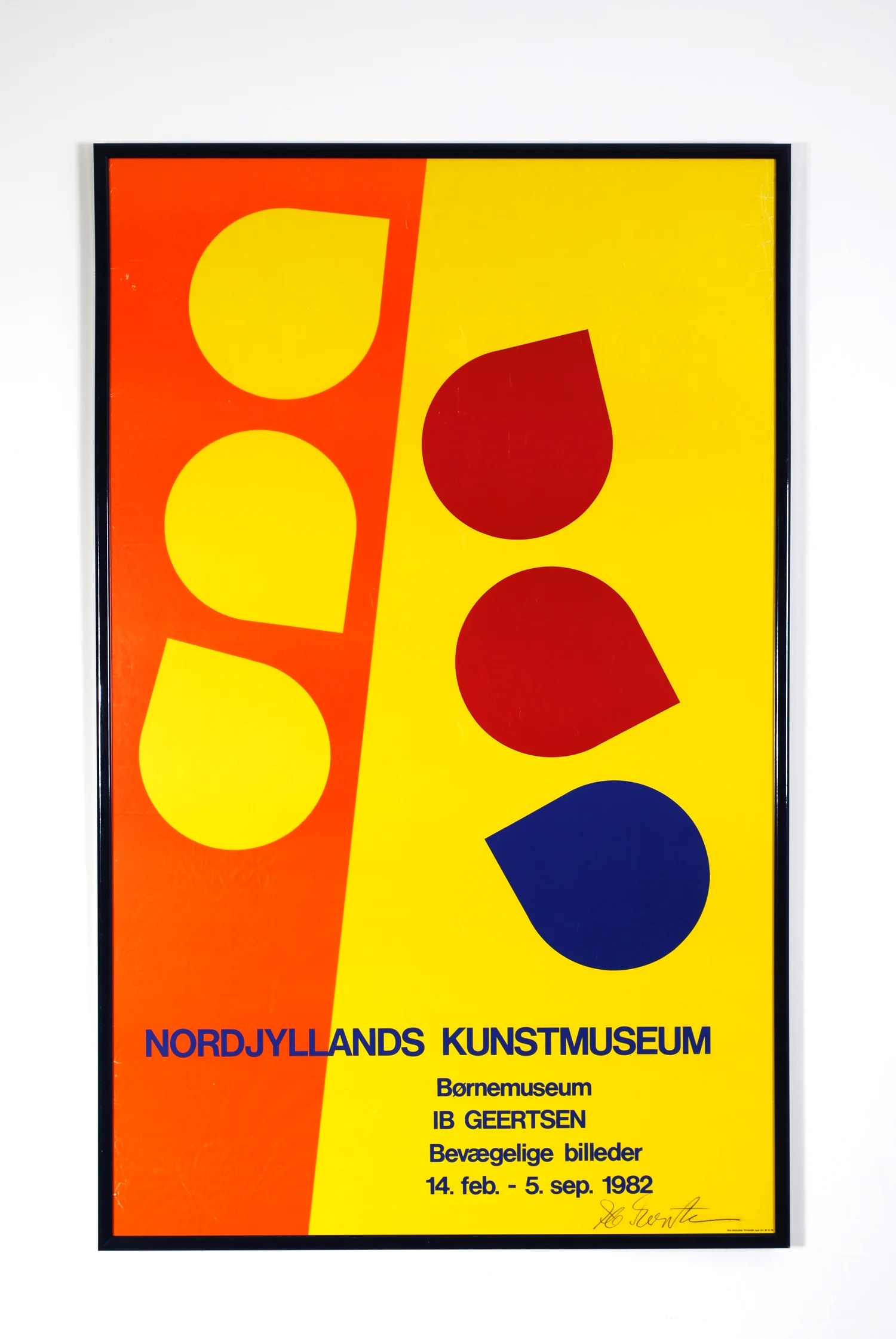 Original poster Ib Geersten - Bevaegelige billeder