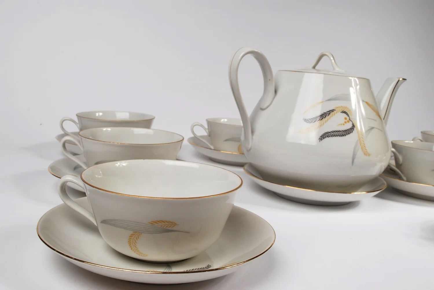 Bohemian tea set M.Z.  Czechoslovakia 40's