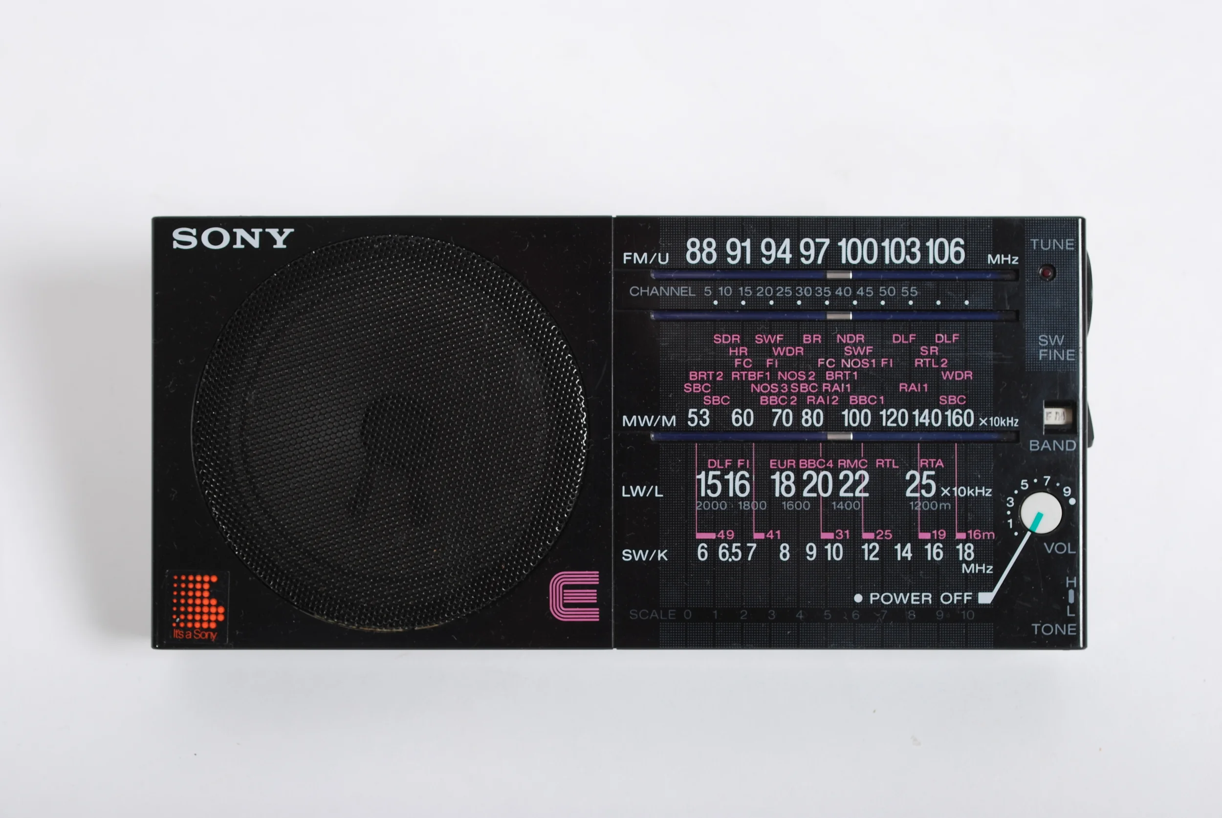 Sony portable radio ICF-35