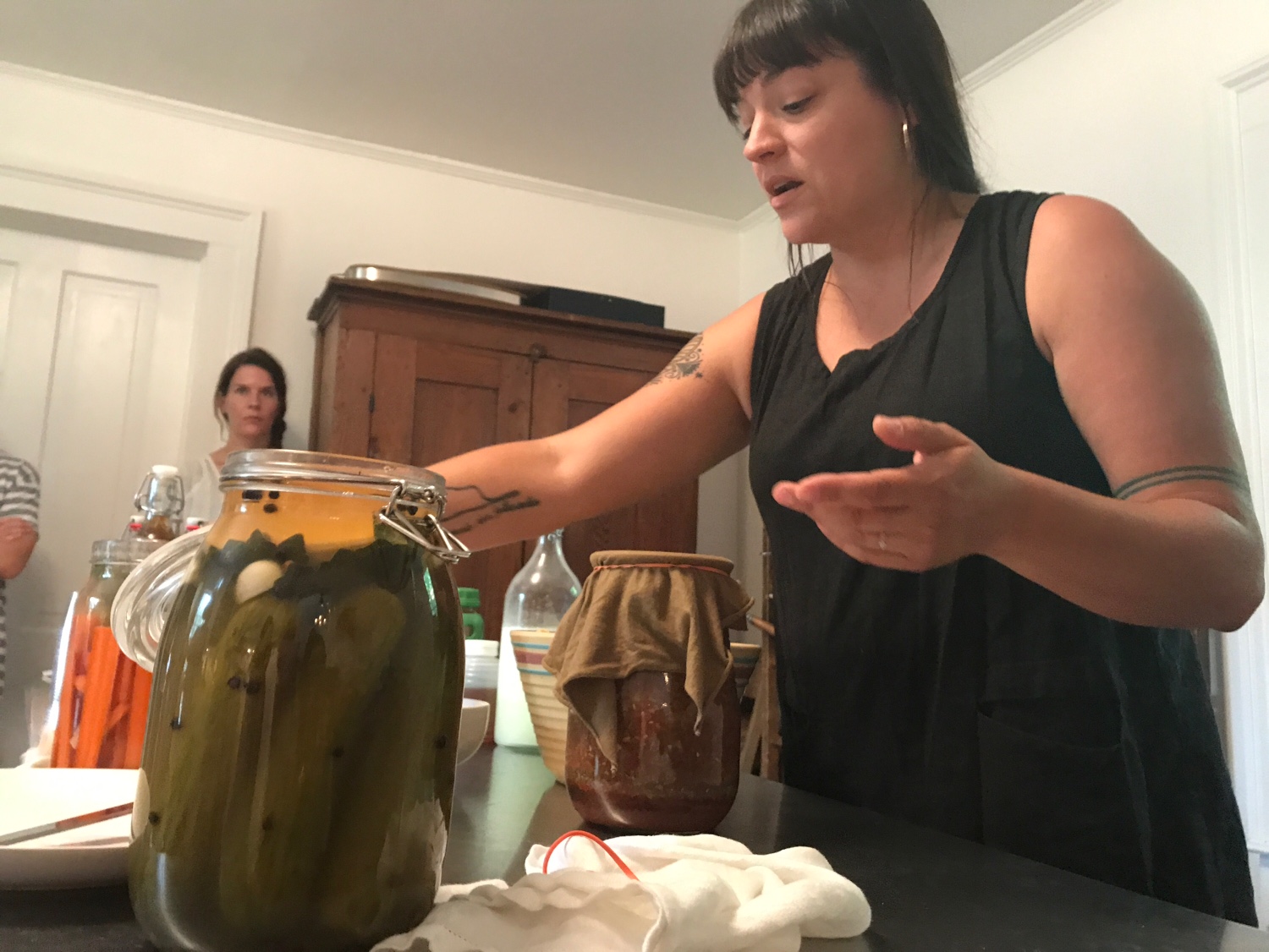 Health education that is fun, interactive, doable -- and fits into real life! Mother, maker and fermented food enthusiast, Amanda Kapasouz, gives a demonstration on some of her favorite homemade ferments. 