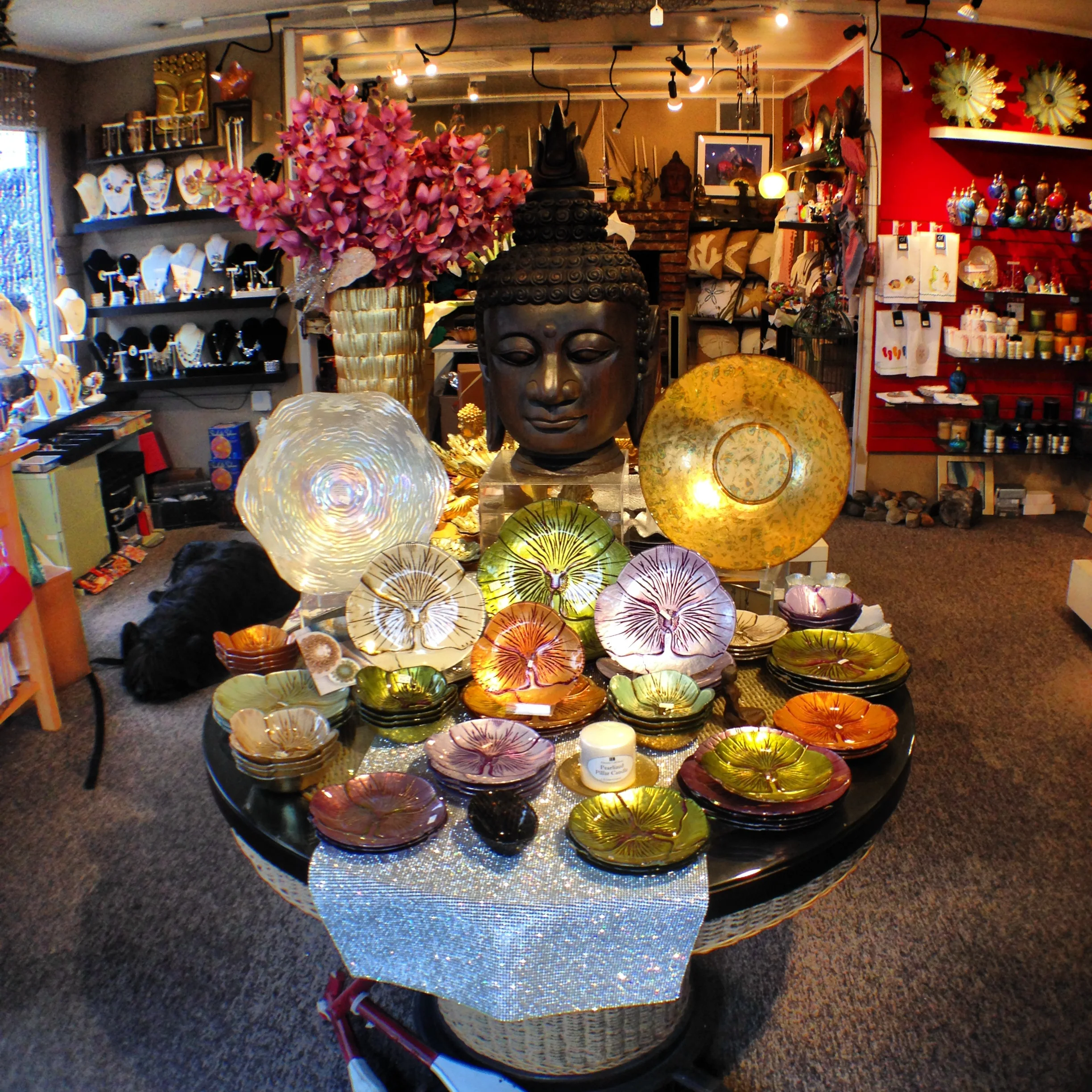 Our front table display, all spruced up for spring! 