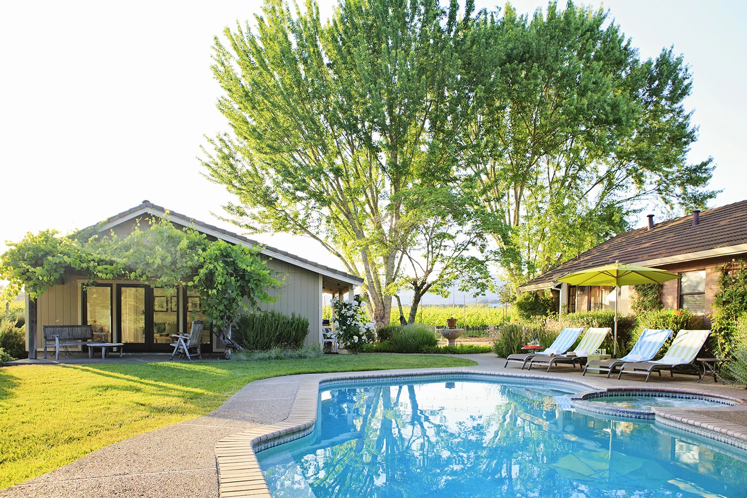 Sonoma Pool House Shoot