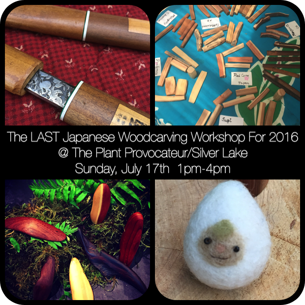 Japanese Wood Carving Workshop Los Feliz Silverlake Los Angeles