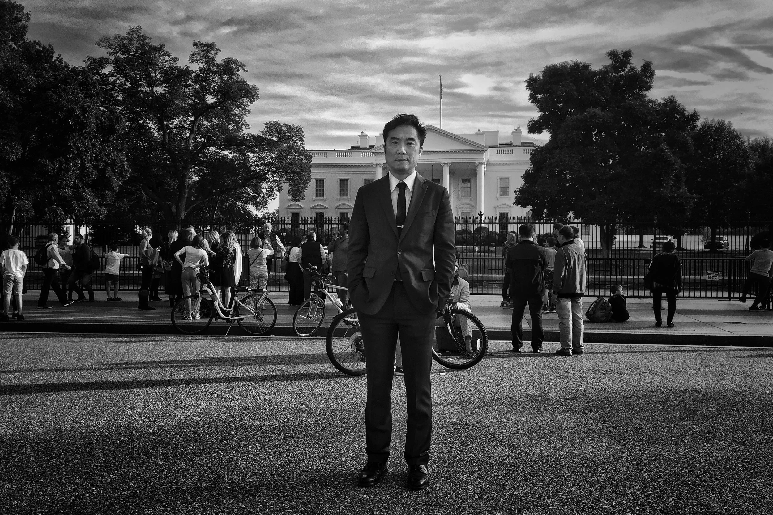 Getting my tourist shot. At this point, my face and mood is beginning to acknowledge all the pressure and stress that had been building up. All BTS photos courtesy of Kevin Bishop