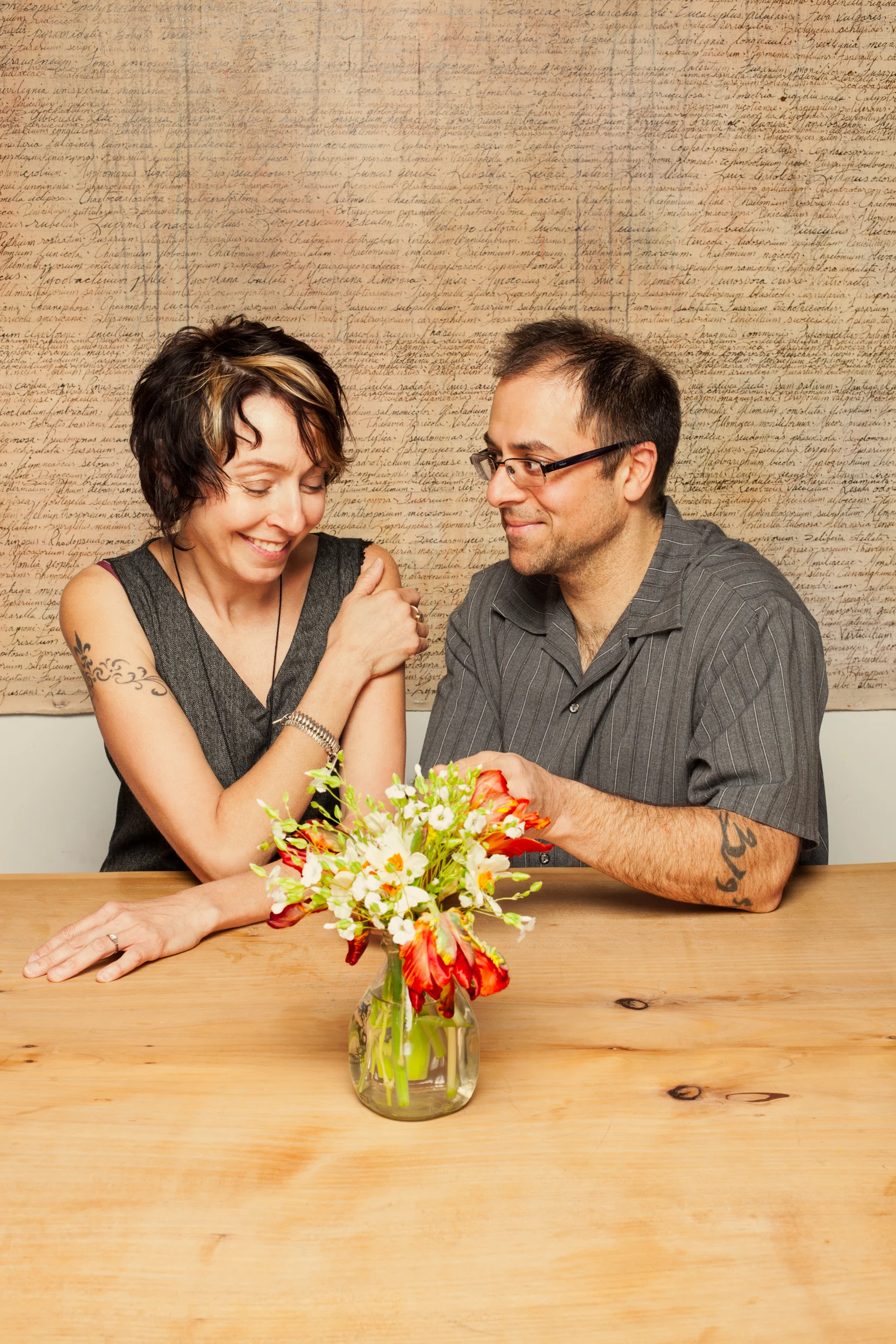 Anne Walker and Sam Mogannam