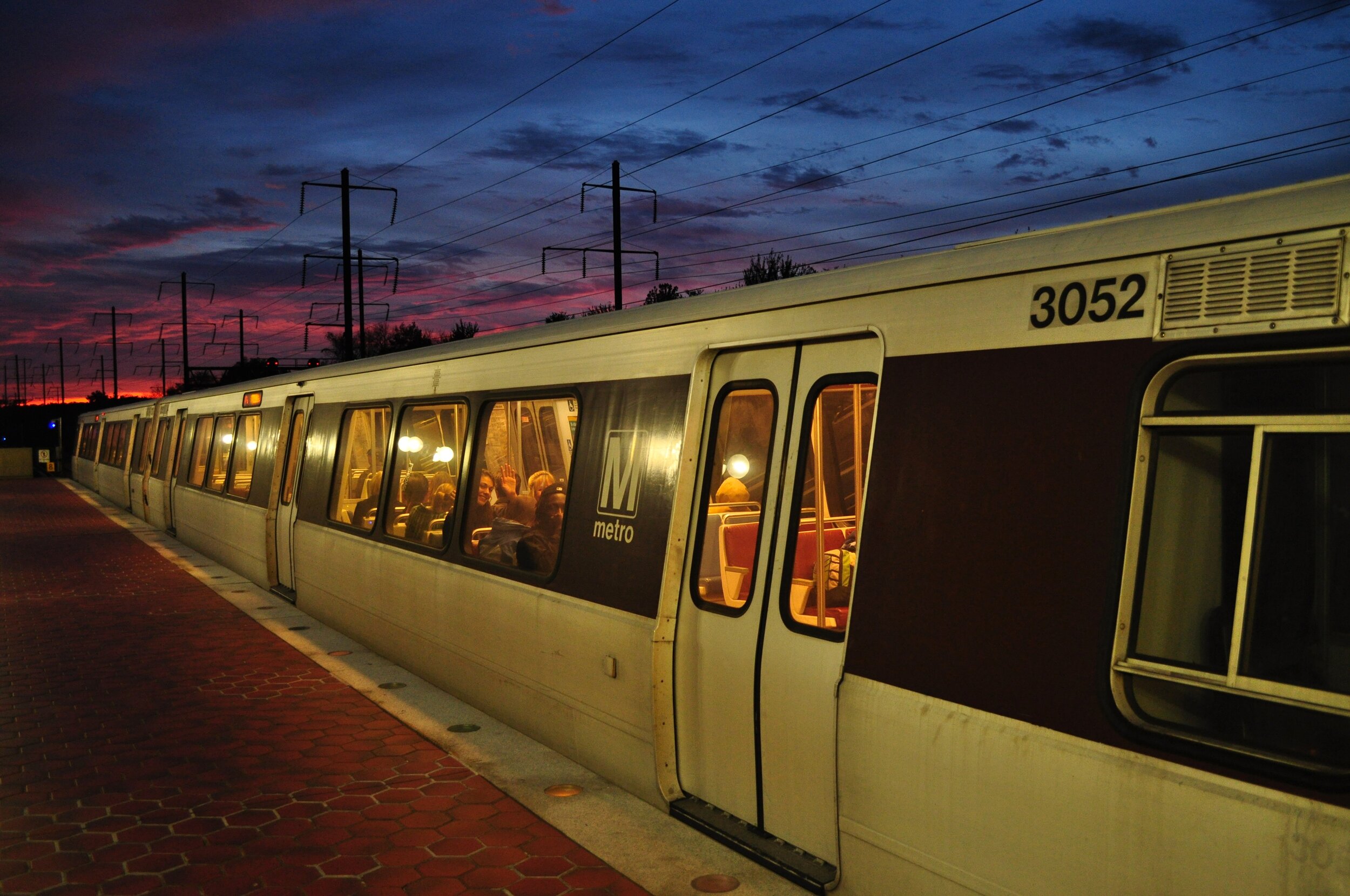 Landover Metro Station Sunset - Washington D.C. (2010)