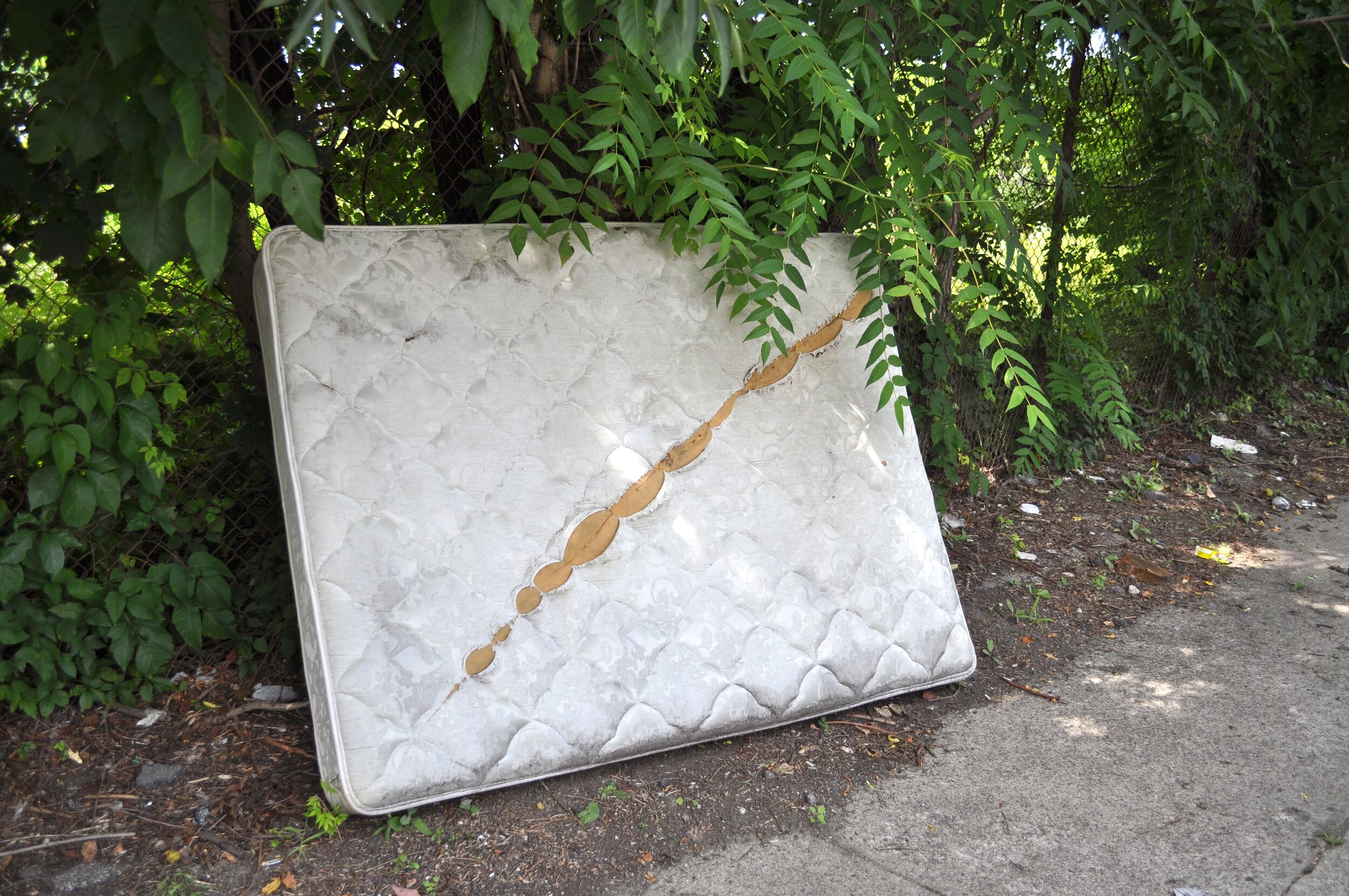 Slashed Mattress - Newburgh, New York (2018)