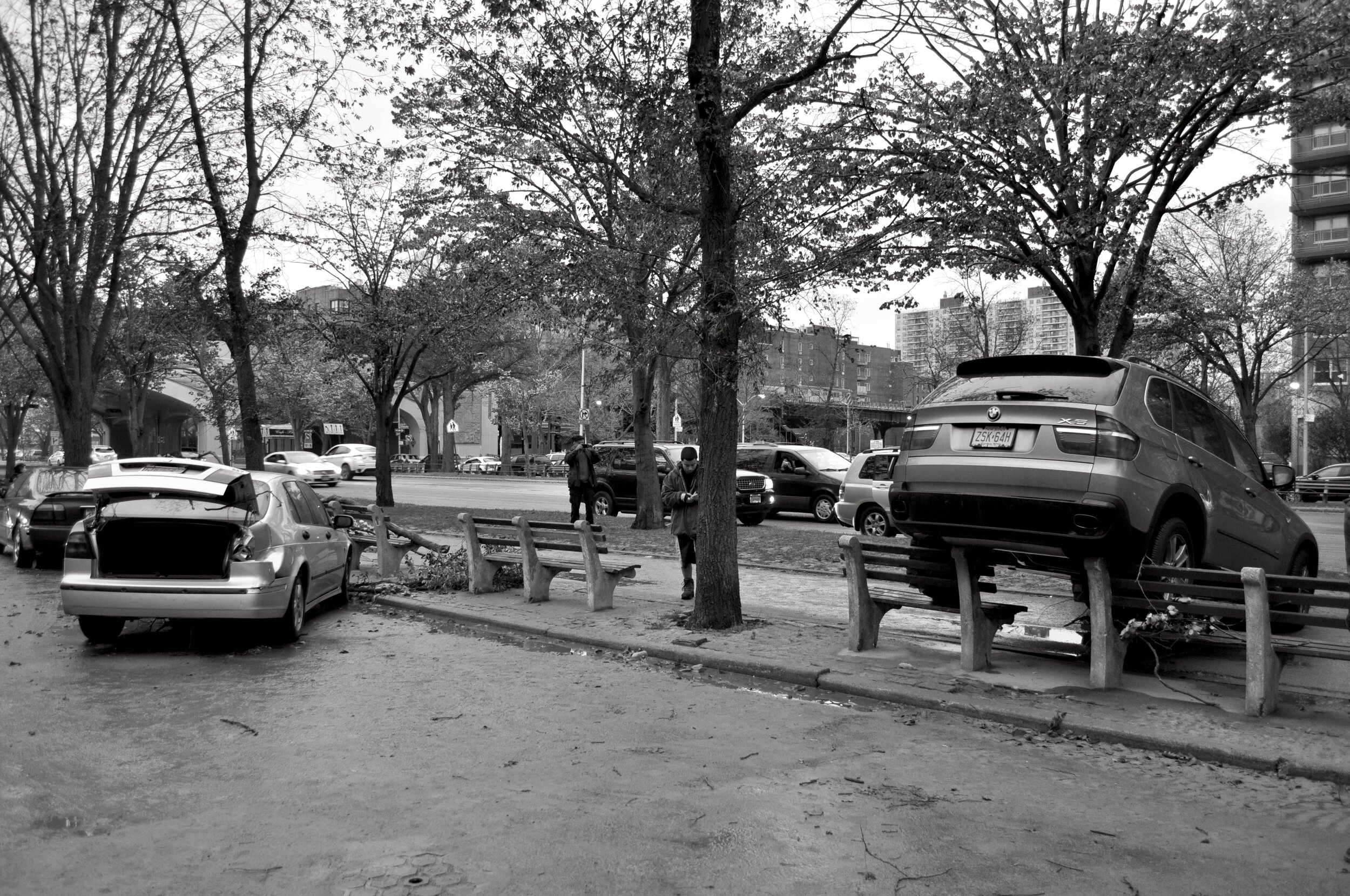 Cars Scattered By Sandy - Brooklyn, New York (2012)