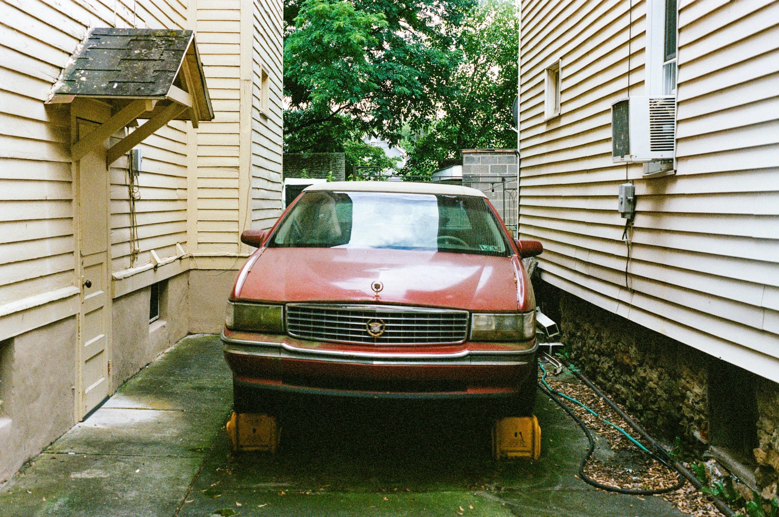2025 Car On Blocks - Scranton PA Kodak Portra 400 L.jpg
