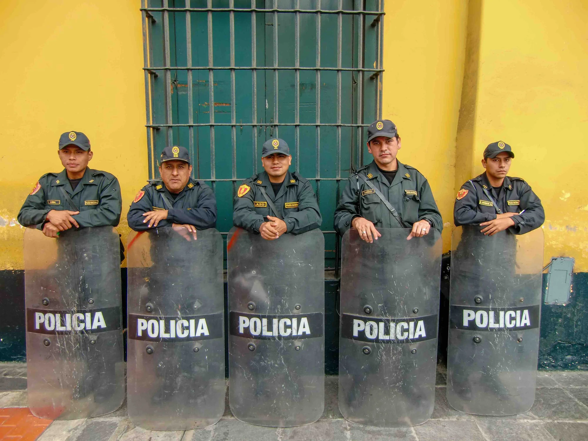 2010 Five Policemen - Lima Peru L.jpg