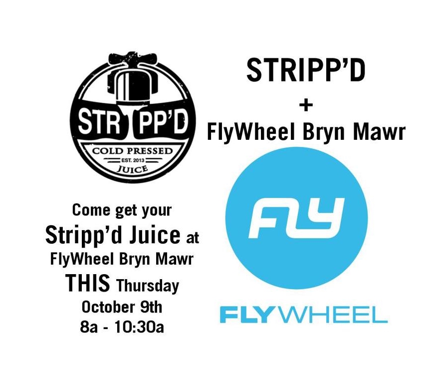 Stop by FlyWheel Bryn Mawr ( 711 W Lancaster Ave #300, Bryn Mawr, PA) for your pre- or post-workout needs. We'll have Dan-the-Lion, Jala At Ya Boy! and the best Almond Milk around.