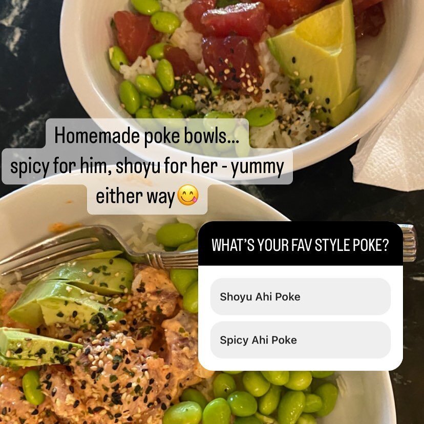 As they say in Hawaii&hellip; onolicious! 
(See stories to vote for your fav) @grow_in_wellness #pokebowl