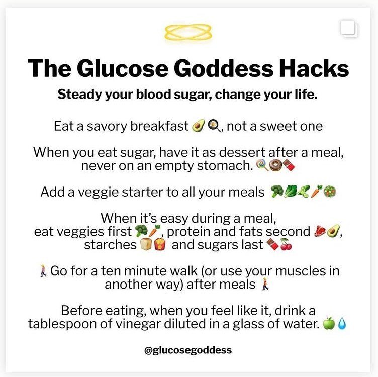 We love @glucosegoddess ! And what better way to start the new year than by following her advice&hellip; If you do only these things this year, you will improve your health.  #growinwellness #simplehealthtips @grow_in_wellness