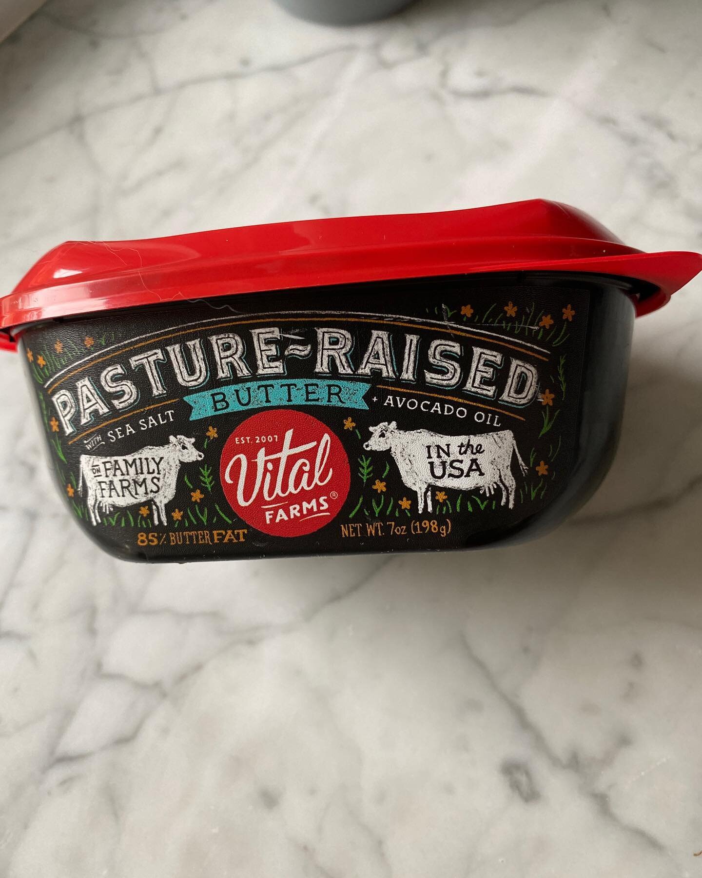 Just discovered this great new product from @vitalfarms. A perfect blend of pasture-raised butter and avocado oil. Not only is is a delicious, good choice for scrambled eggs and saut&eacute;ed veggies, but it&rsquo;s super spreadable, too. Have you a