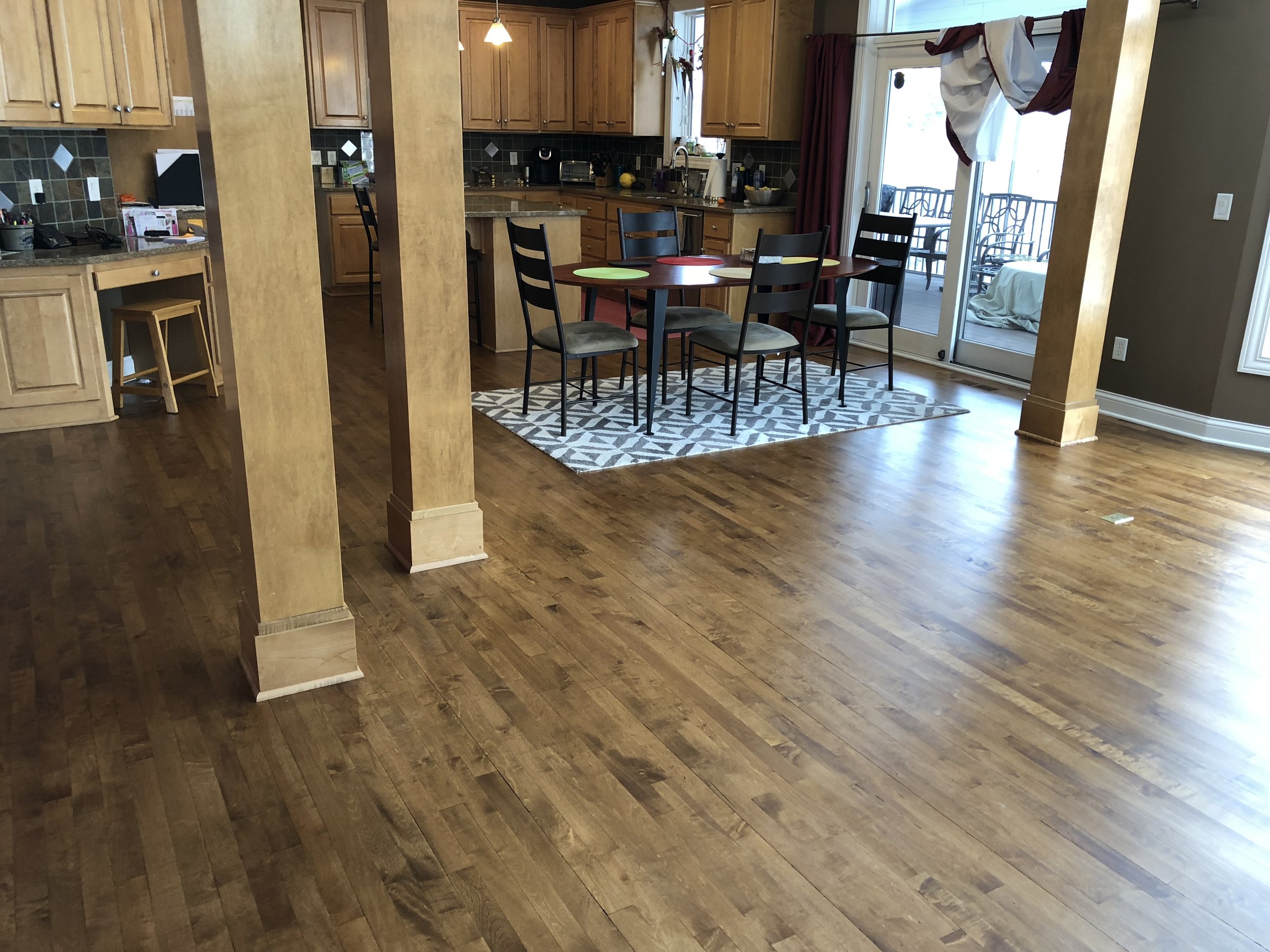 2 1/4 Maple with Pallman Dark Brown-Neutral Mix