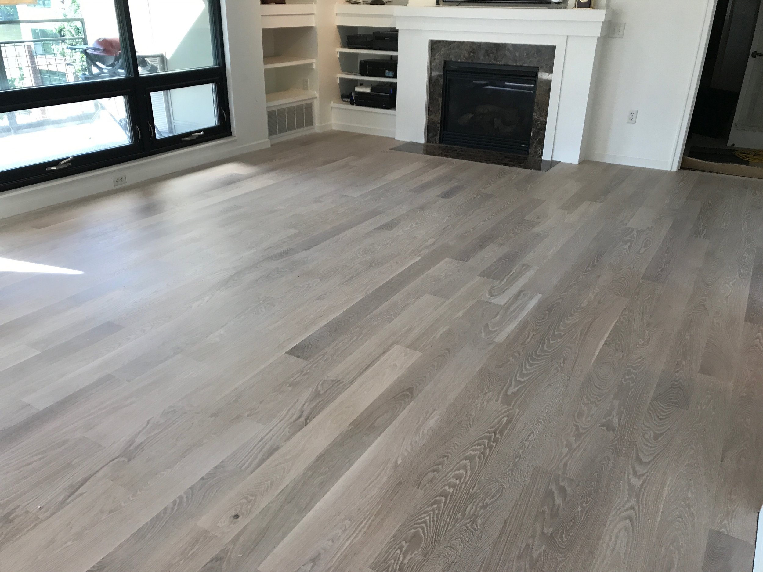 5" White oak with Pallman Magic Oil White