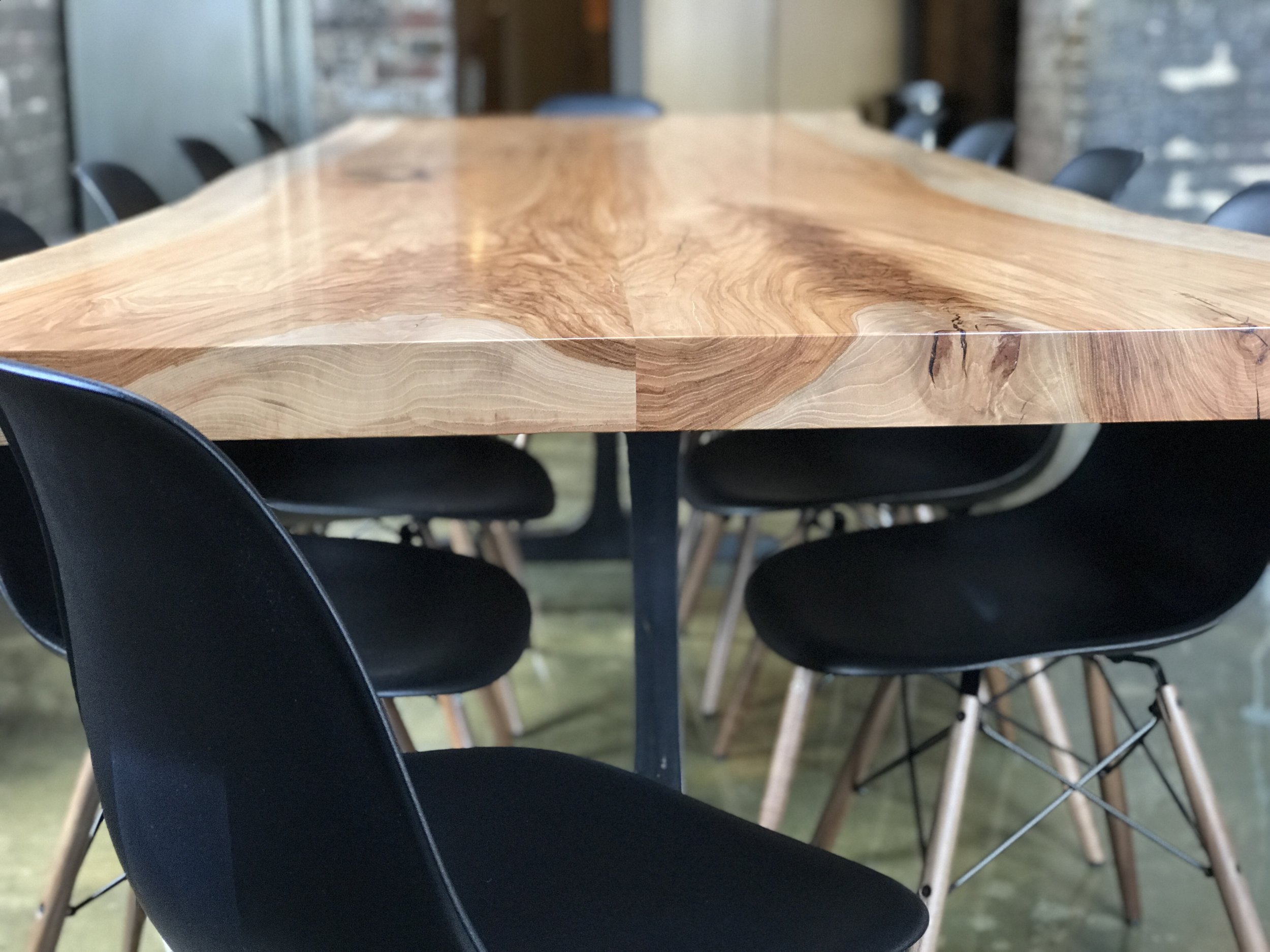 The Jack Ellis Company - Custom Pecan Live Edge Table