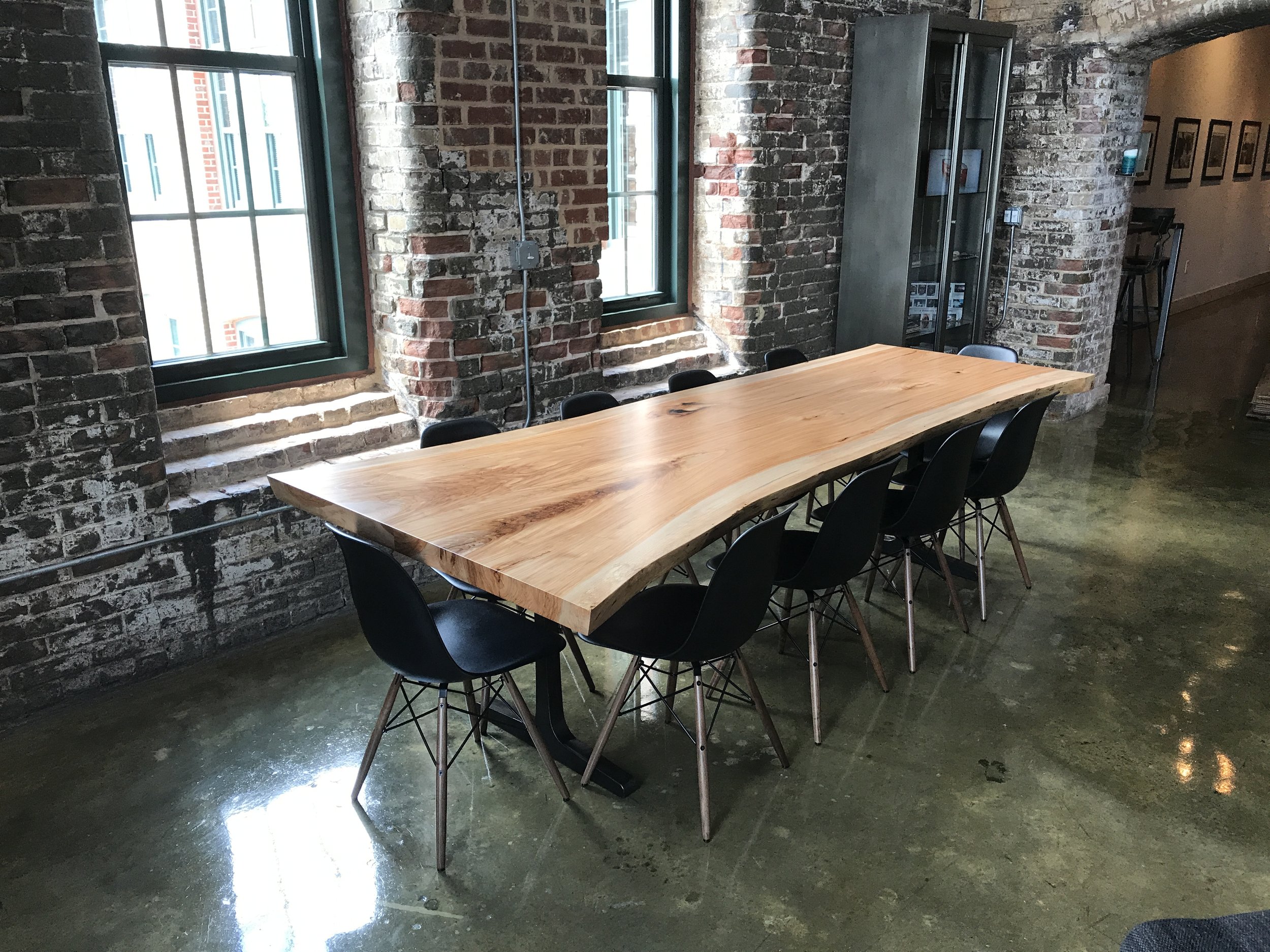 The Jack Ellis Company - Custom Pecan Live Edge Table