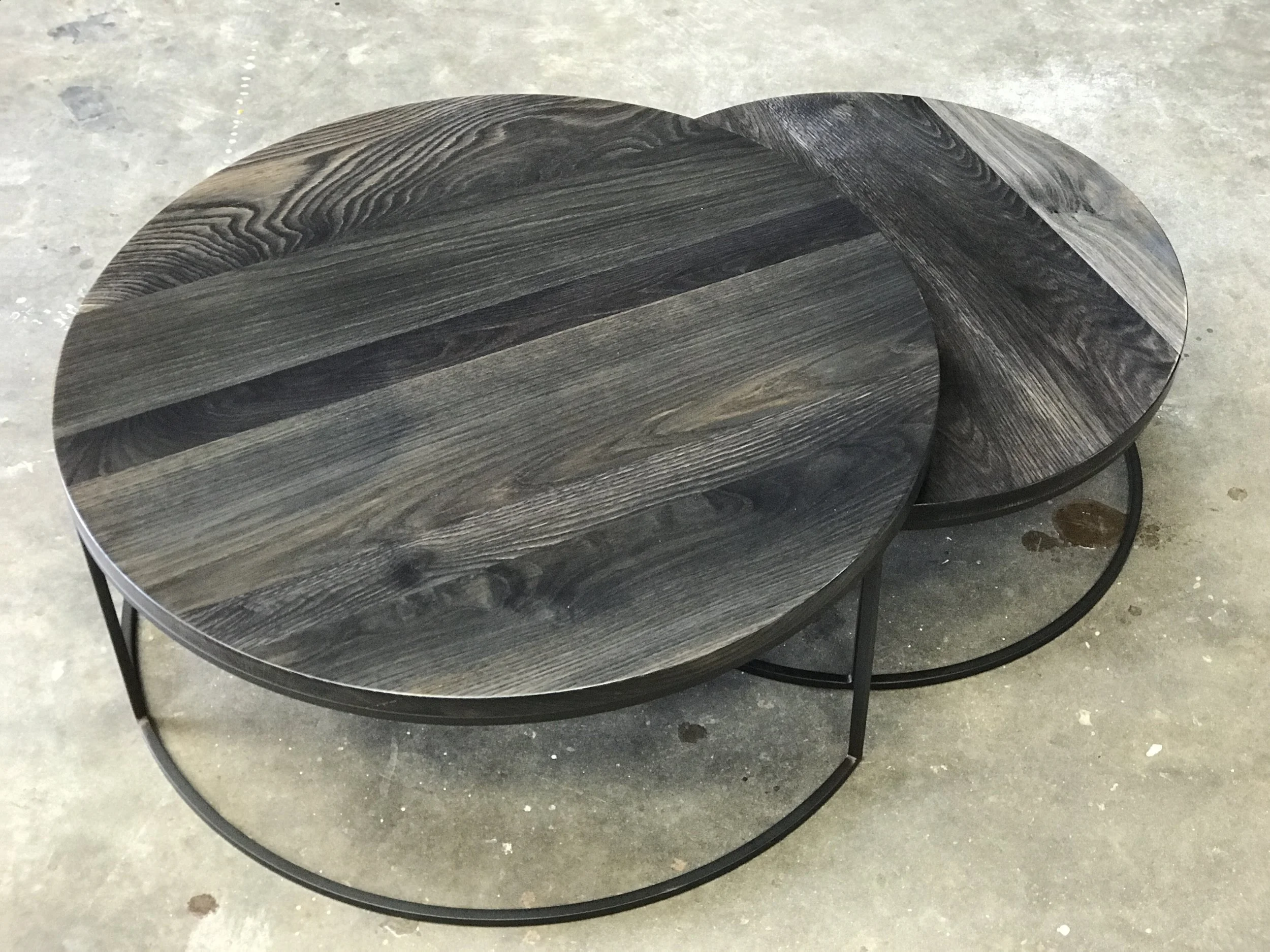 The Jack Ellis Company - White oak nesting coffee table