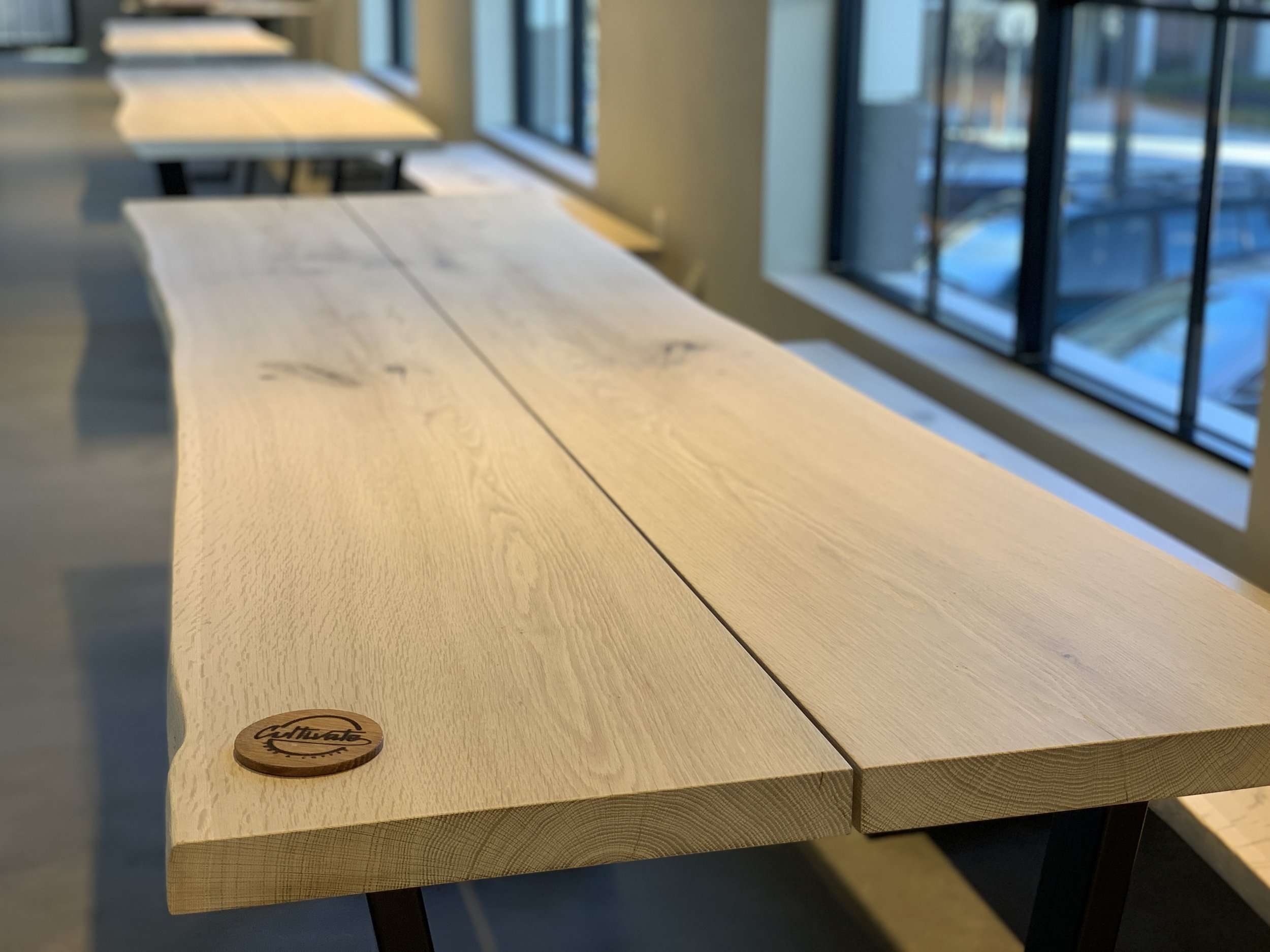 Jack Ellis Company Custom live edge Restaurant table