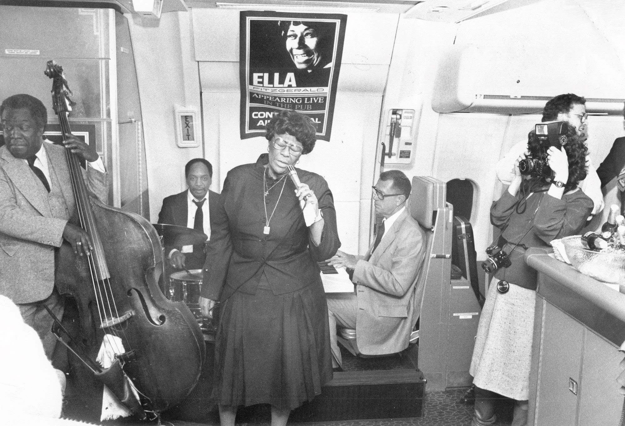  Ella Fitzgerald 1983 performance aboard Continental Airlines 