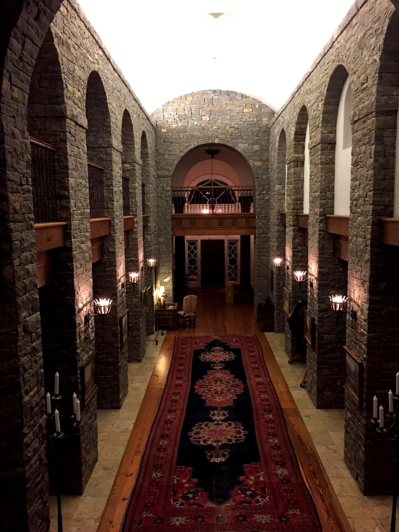 Beautiful hallway of Belle Meade - what a magnificent setting! 
