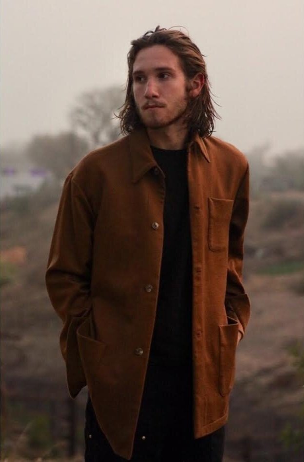 tobacco color coat Cashmere Work — Pamela Barish velvety texture Jackets Carhartt WIP OG Chore