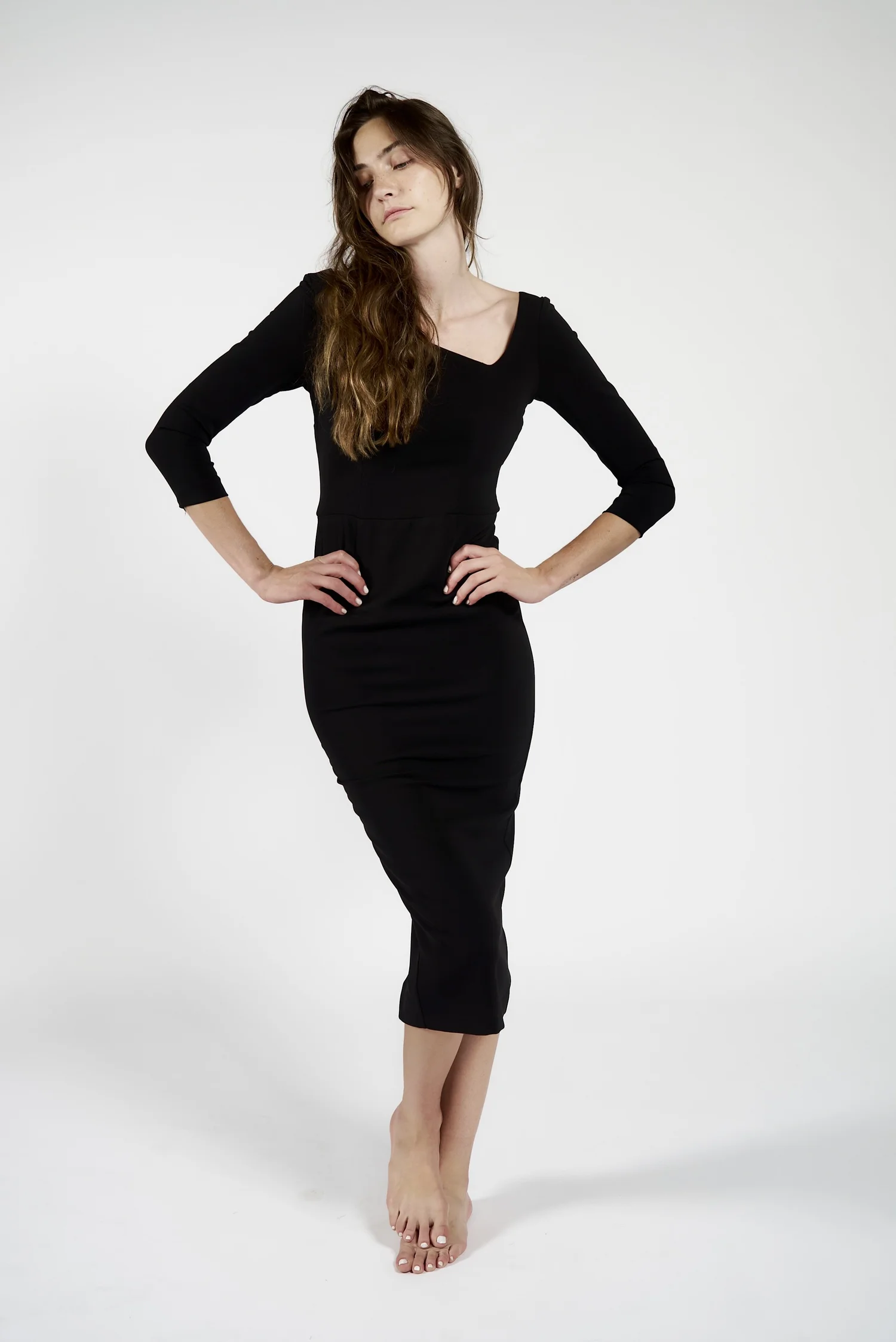 long black maxi dresses Black Maxi Dress With Slit