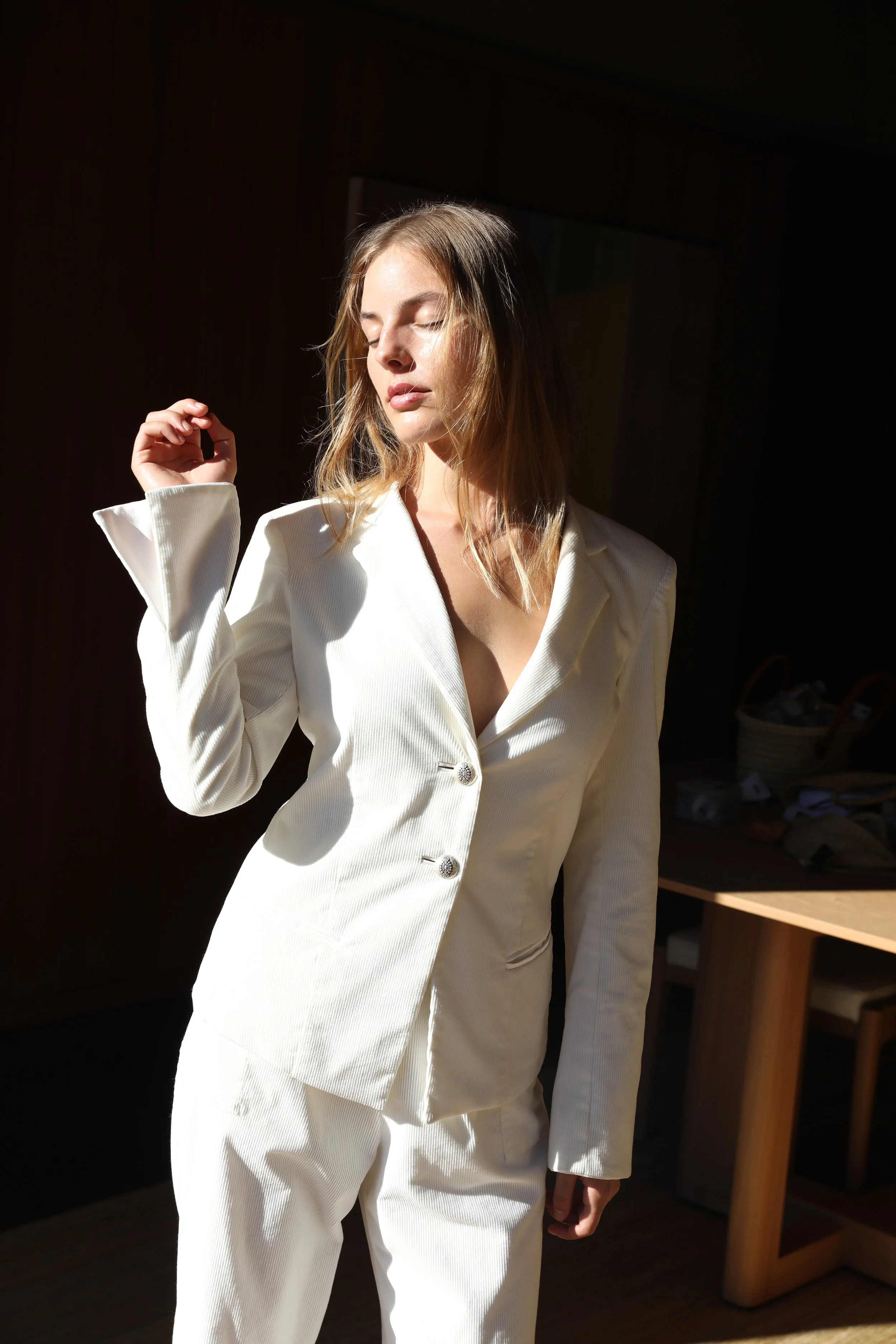 Corduroy V-Front Jacket