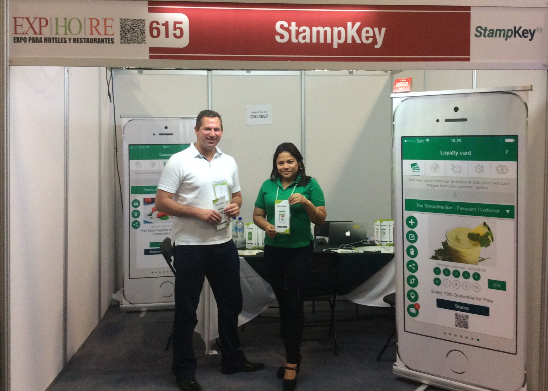 Tarjetas de fidelidad en los smartphones fueron mostradas en EXPHORE