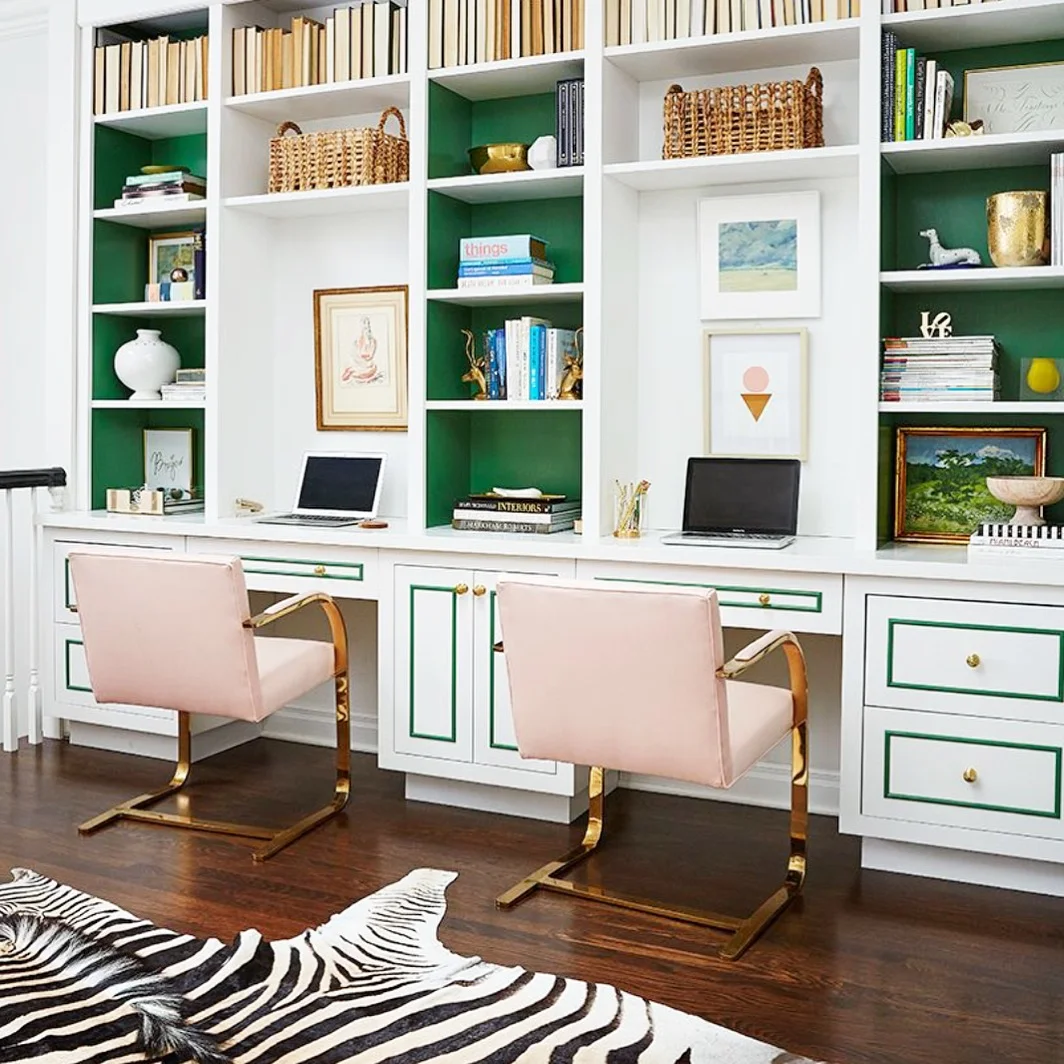 I HEART Pink and Green 