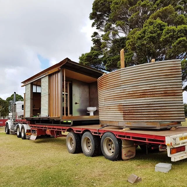 Thats a wrap! The 'hard tent' trop_pod is packed up and taken away yesterday. The truck is taking it to its temporary home back at the Oscar Build yard. If you missed the GP and want to go try out the 'Hard Tent' it will be on display for a little wh