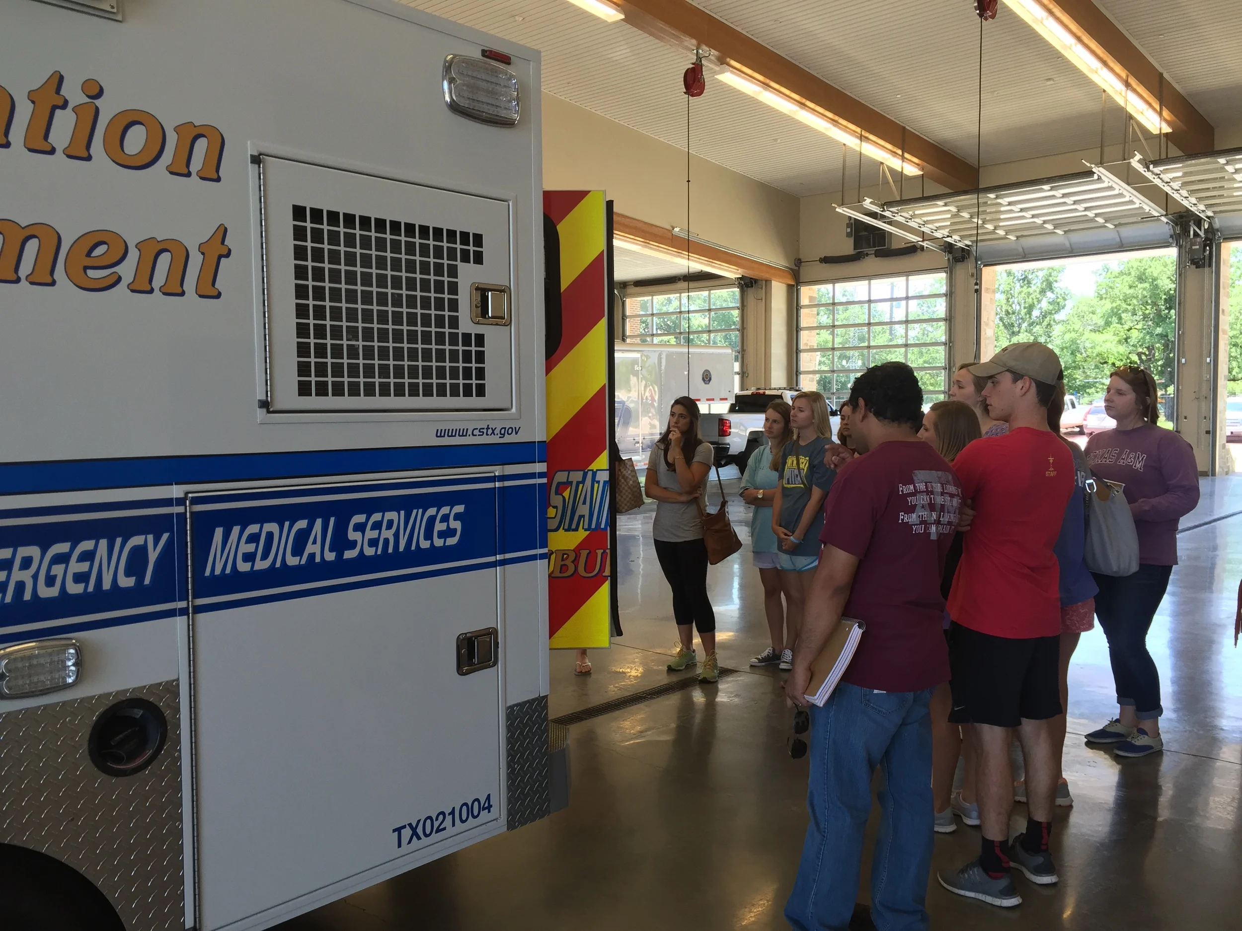COMM 446 Field Trip to Fire Station 6