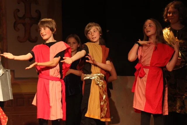 10-11 year olds sometimes act or sing in small groups