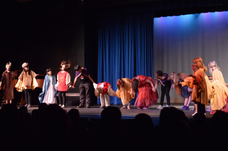 Bows after a great performance