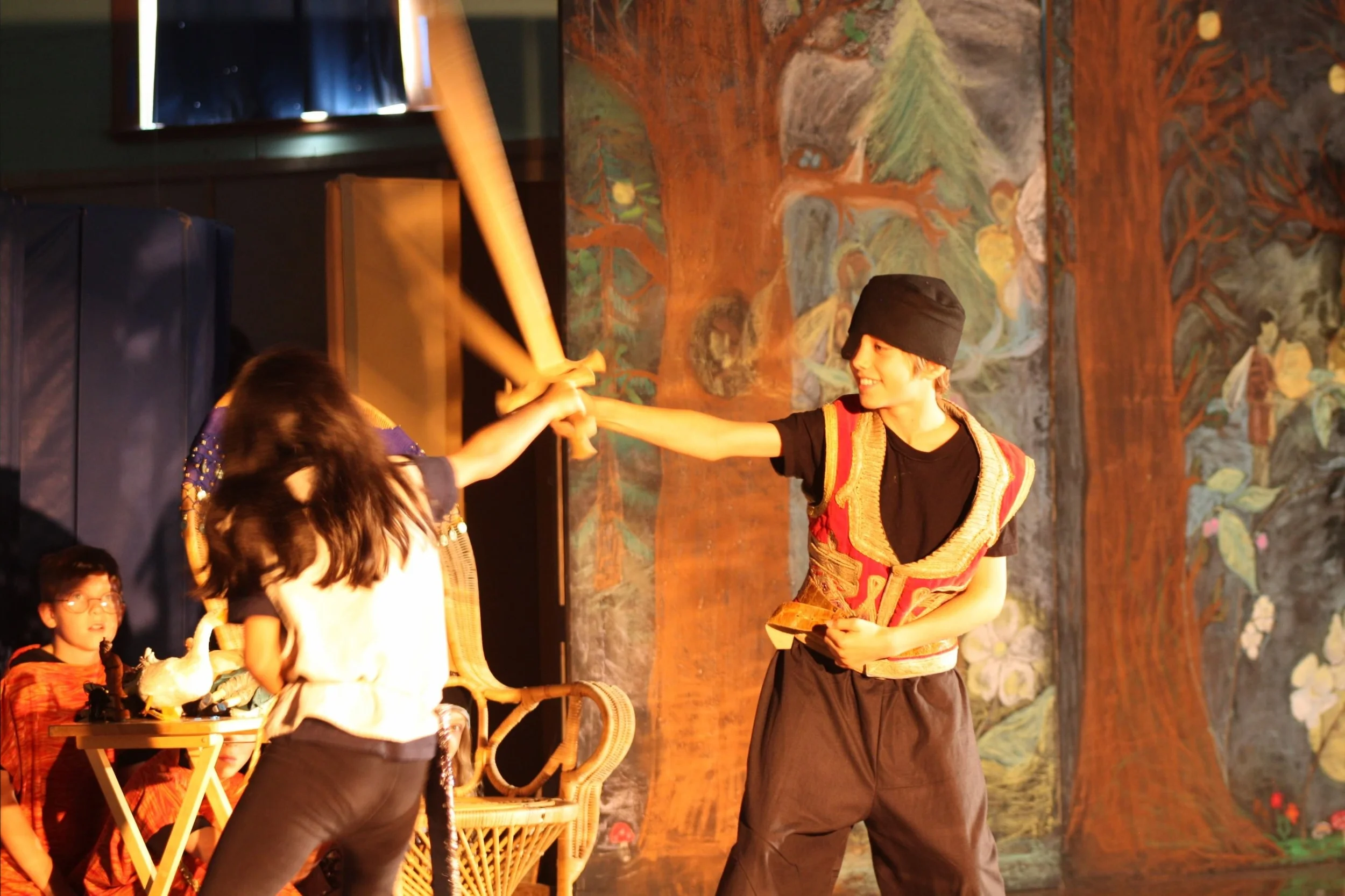 A swordfight from our 2015 three-week camp