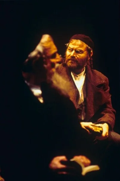 Minyan, minyan, who's got a minyan? From A Dybbuk , Denver Center Theater Company 1997.