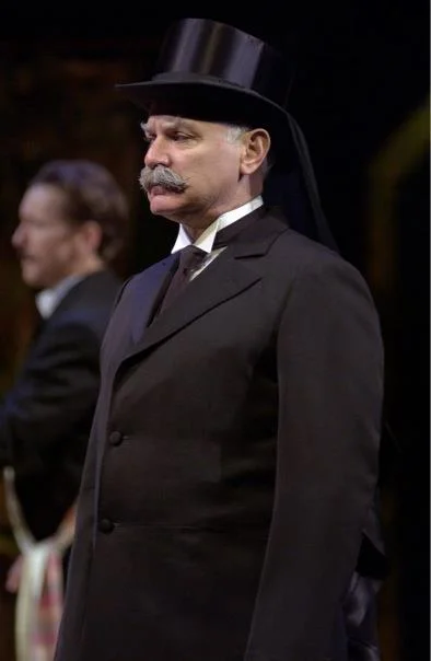 Marcade delivers the bad news. From Love's Labour's Lost , directed by Ken Albers, Oregon Shakespeare Festival, 2005.