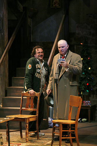 Mr. Lockhart is loses the hand - and the game for Sharkey's soul! From The Seafarer at the Marin Theatre Company, 2008. With Andrew Hurteau as Ivan.