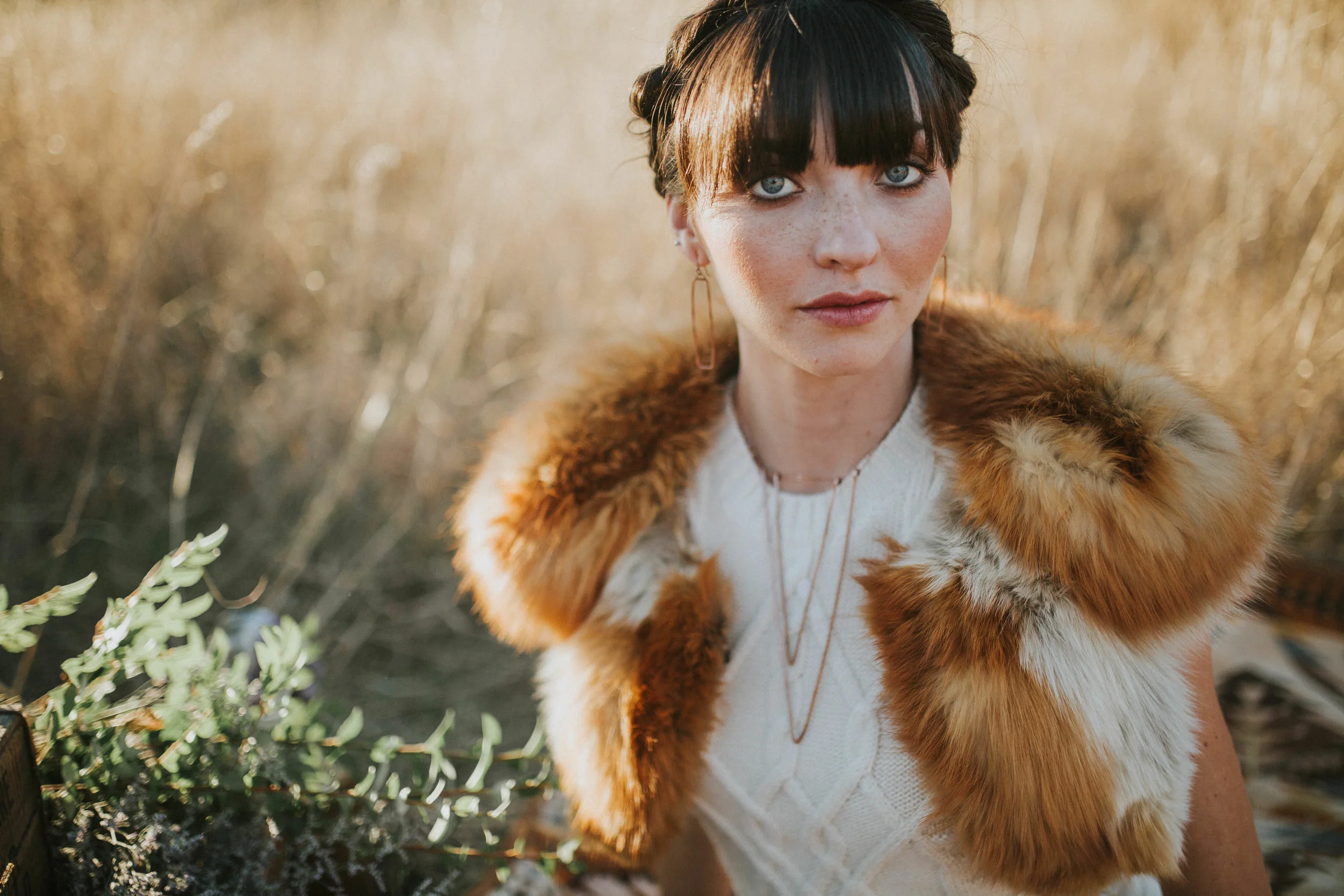 portrait of woman at sunset Victoria fashion photographer