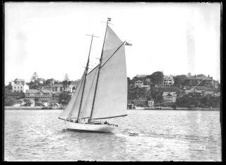 Mistral II on Sydney Harbour, 1945