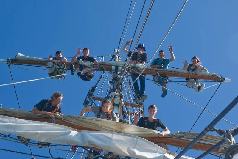 youth crew waving aloft.jpg