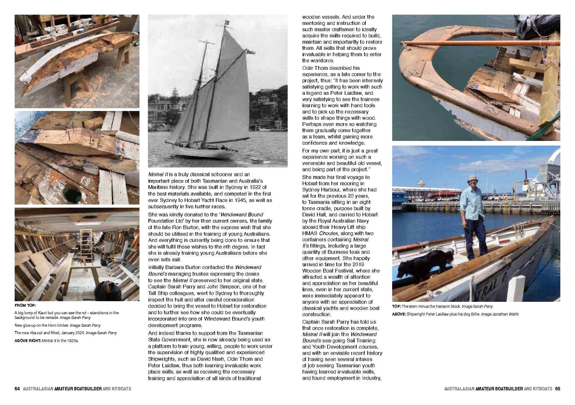 Australasian Amature Boat Building Magazine — Windeward Bound