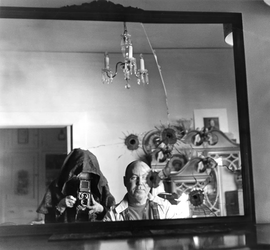Self Portrait with Bill Hammer, 1973
