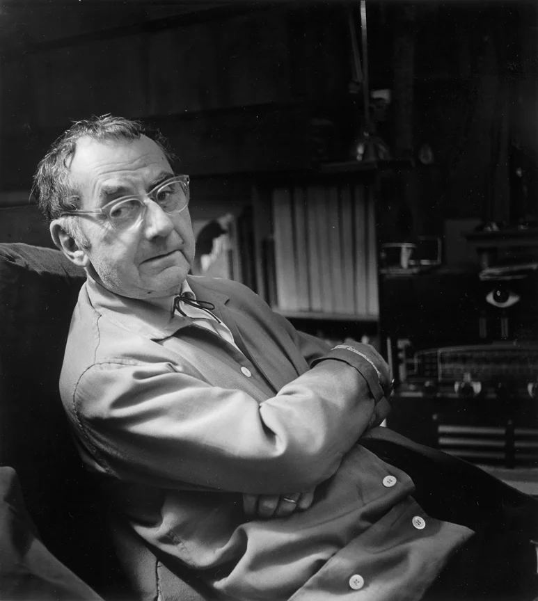 Man Ray in His Studio, Paris, 1961