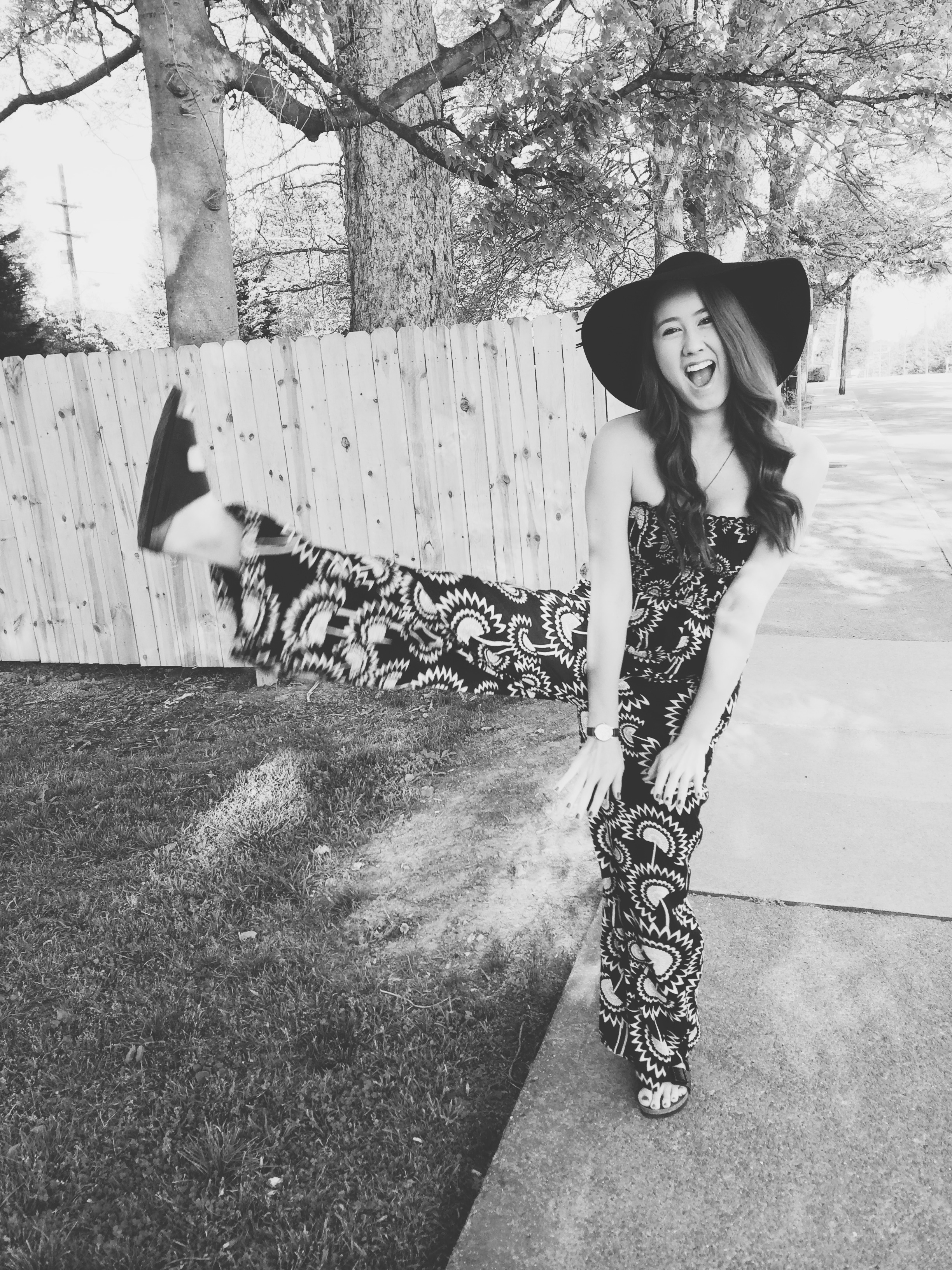 Birkenstock "Arizona" sandals , Urban Outfitters jumpsuit, American Eagle Outfitters hat, Heron and Lamb necklace , Urban Outfitters watch