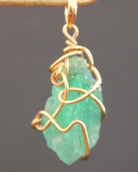 Emerald. K18 Yellow Gold